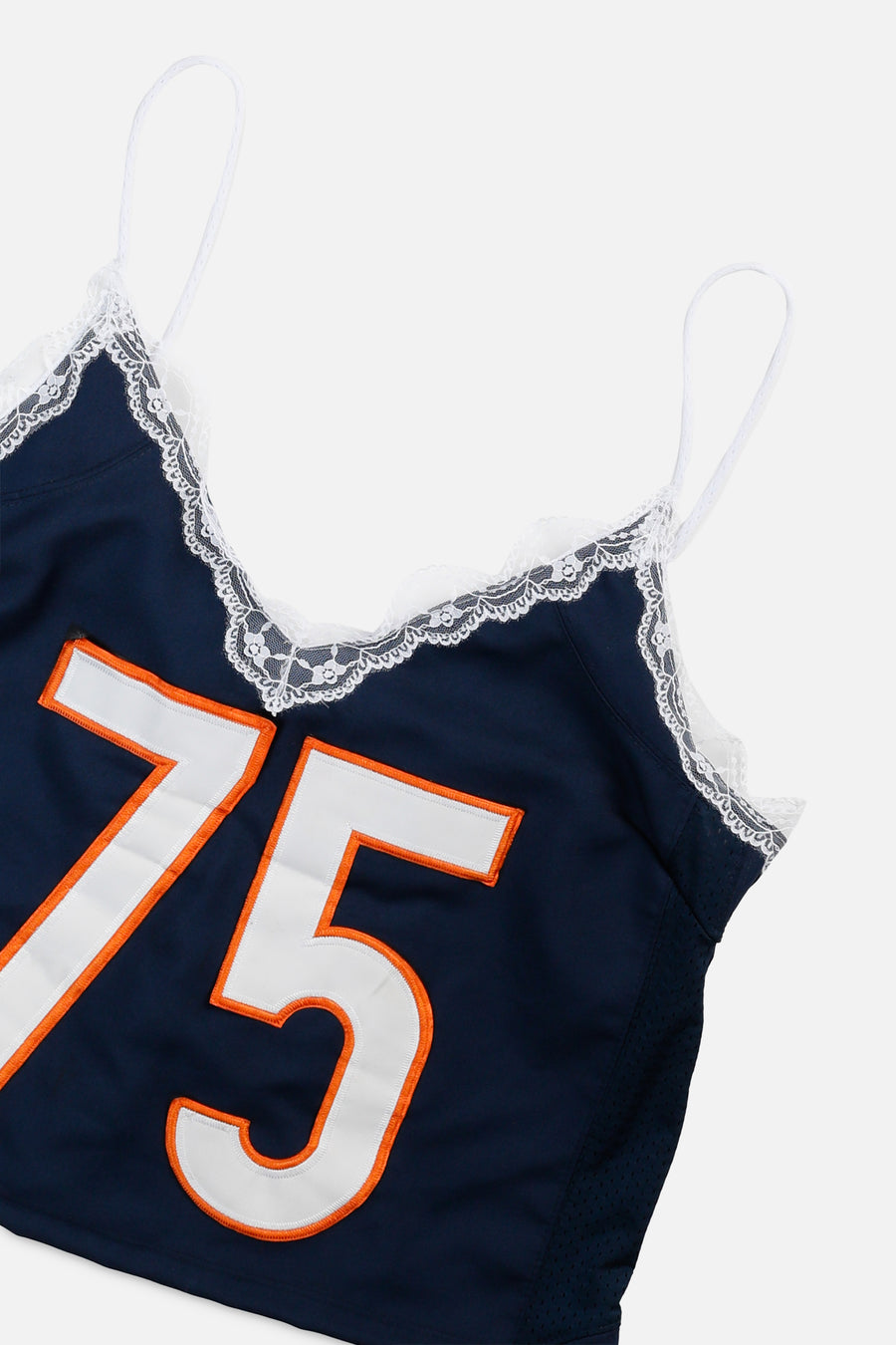 Rework Denver Broncos NFL Lace Tank - XL