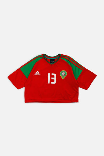 Rework Crop Morocco Soccer Jersey - S