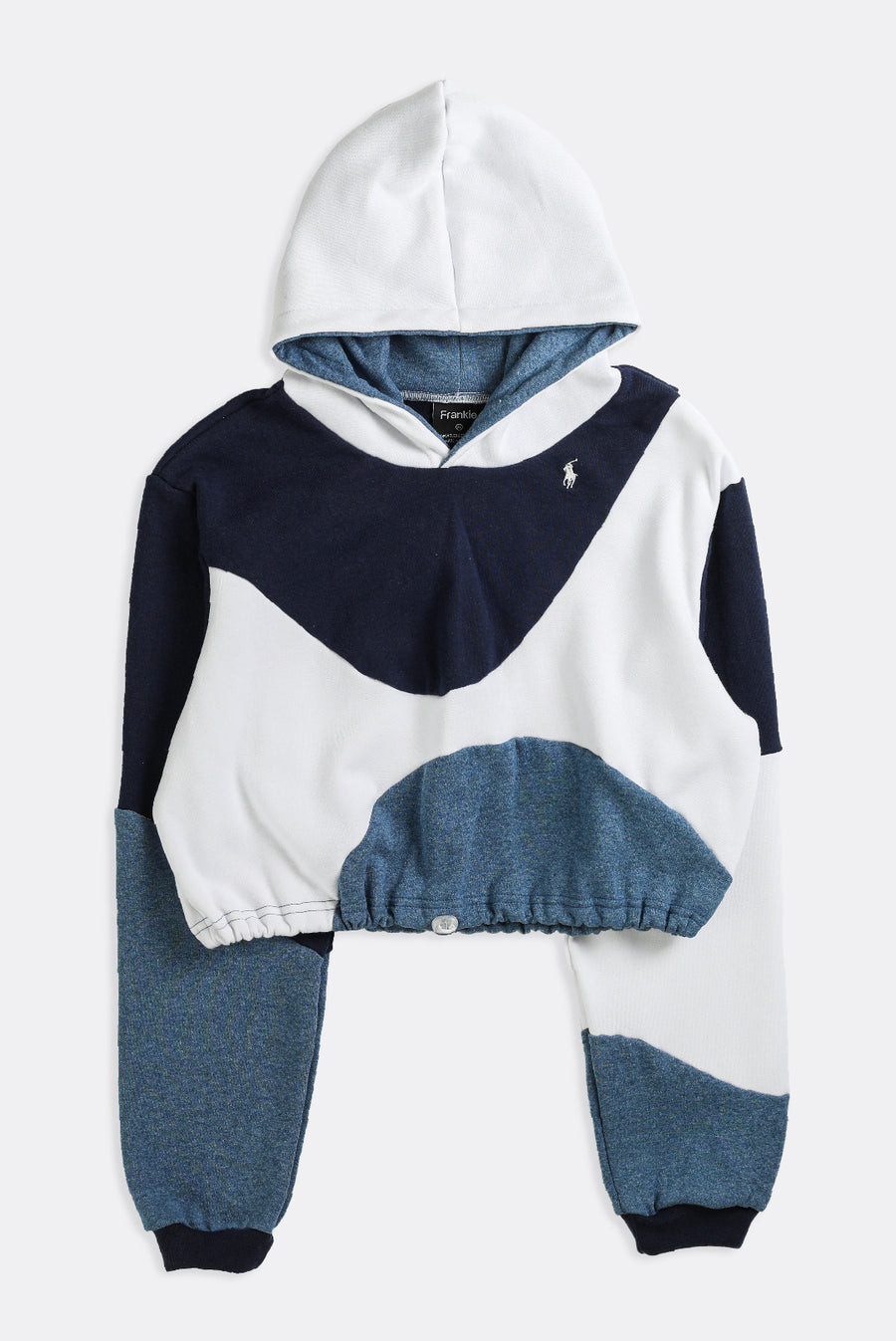 Rework Polo Wave Crop Sweatshirt - XS