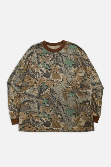 Vintage Camo Long Sleeve Tee - L