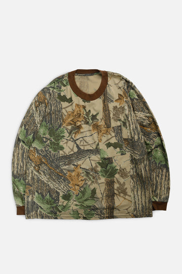 Vintage Camo Long Sleeve Tee - L