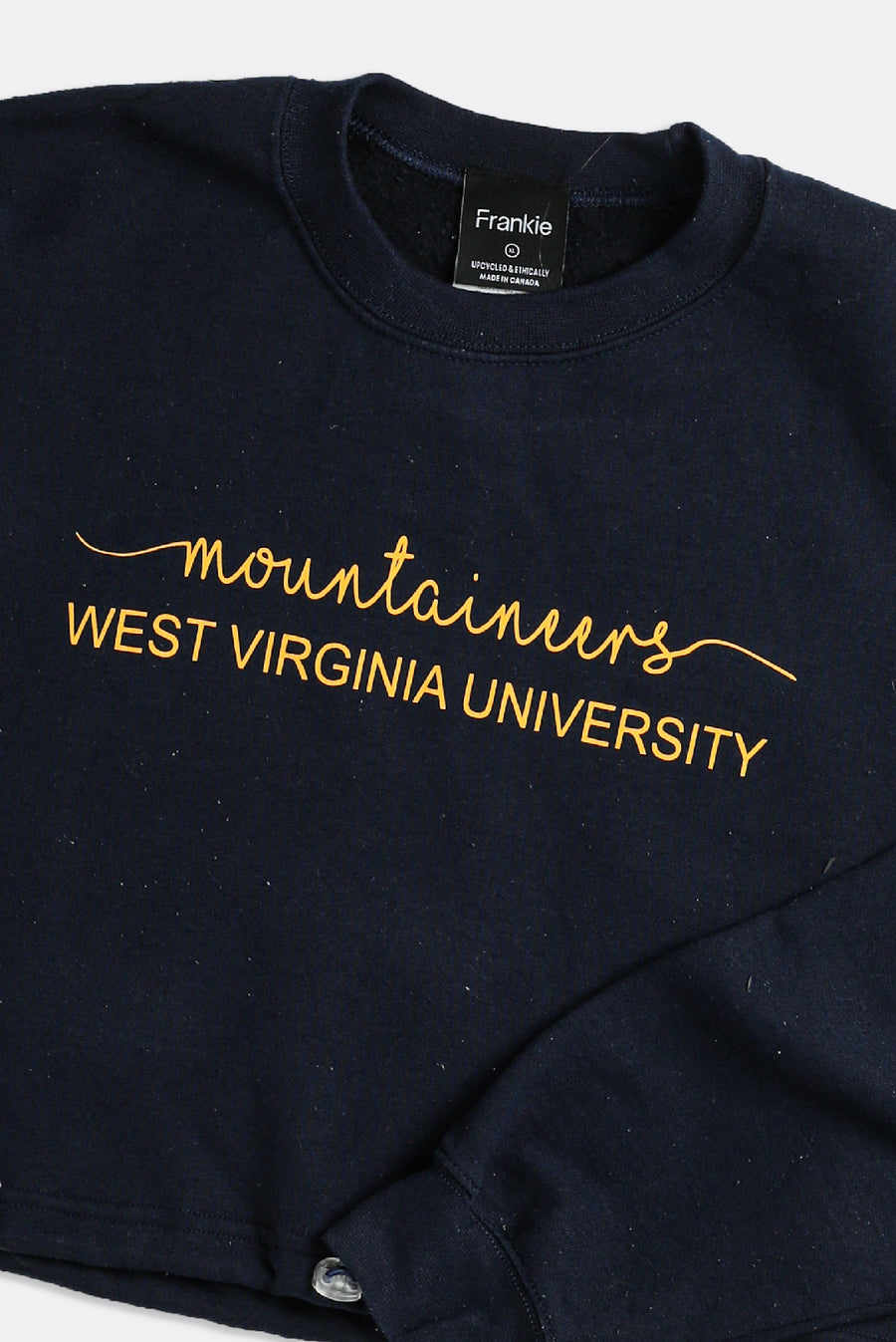 Rework West Virginia Crop Cinched Sweatshirt - XL