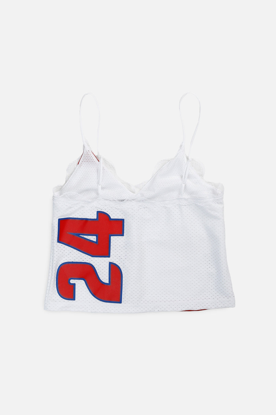 Rework Detroit Pistons NBA Lace Tank - M