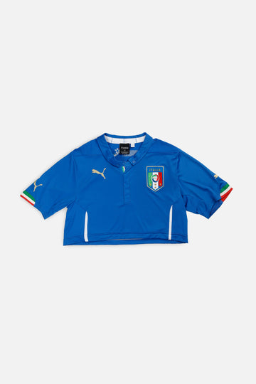 Rework Crop Italy Soccer Jersey - S