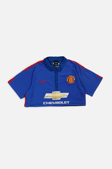 Rework Crop Manchester Soccer Jersey - M