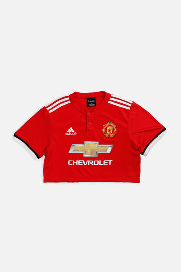 Rework Crop Manchester Soccer Jersey - S