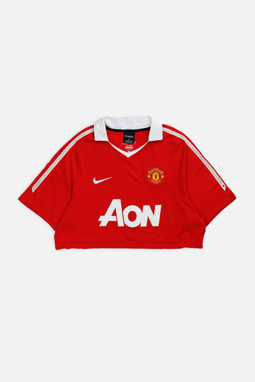 Rework Crop Manchester Soccer Jersey - L