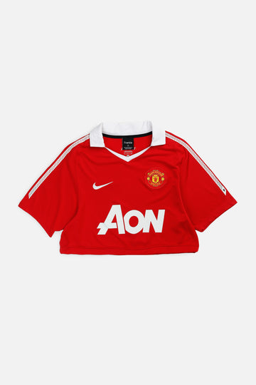 Rework Crop Manchester Soccer Jersey - S