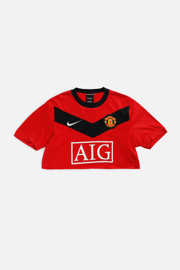 Rework Crop Manchester Soccer Jersey - M