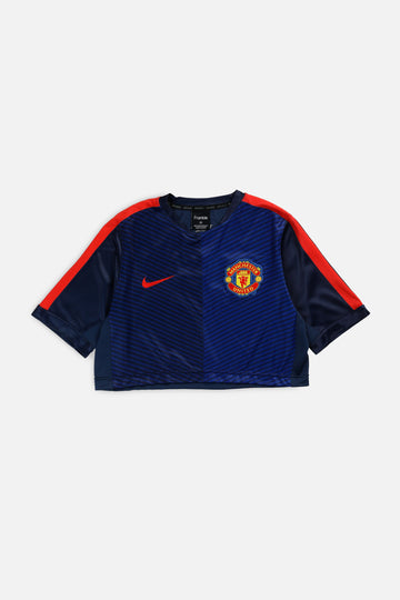 Rework Crop Manchester Soccer Jersey - M