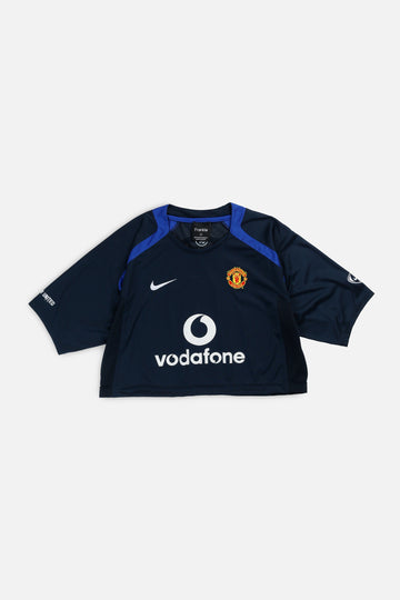 Rework Crop Manchester Soccer Jersey - S