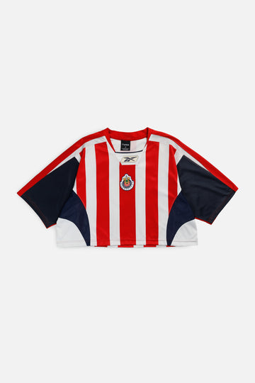 Rework Crop Guadalajara Soccer Jersey - XL