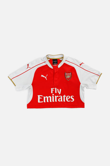 Rework Crop Arsenal Soccer Jersey - S