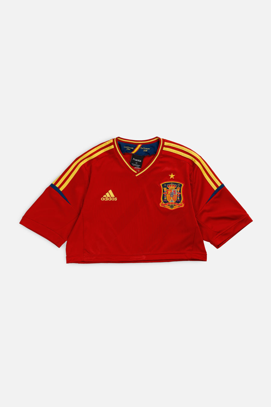 Rework Crop Spain Soccer Jersey - S