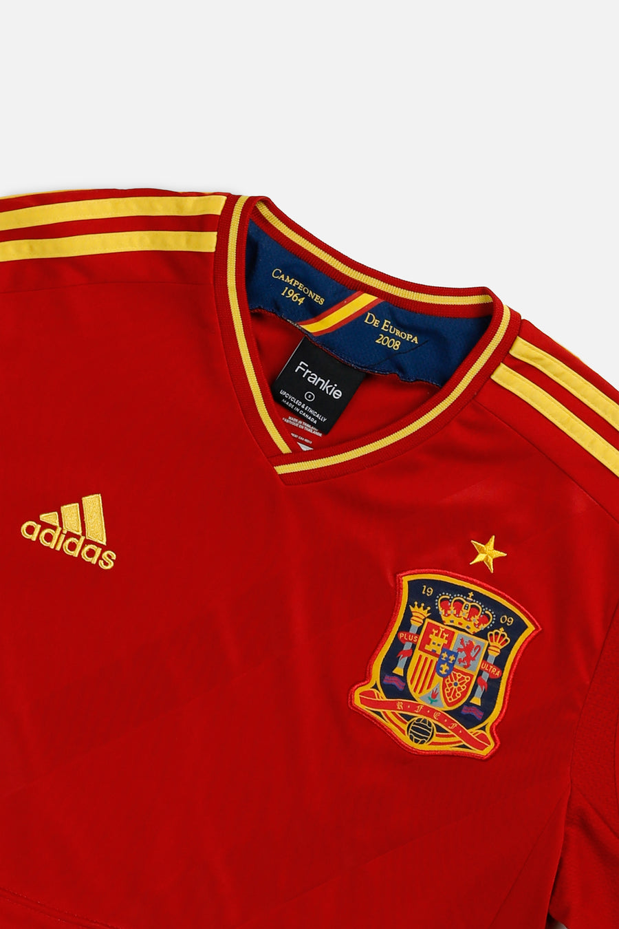 Rework Crop Spain Soccer Jersey - S