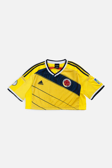 Rework Crop Colombia Soccer Jersey - M