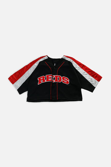 Rework Crop Cincinnati Reds MLB Jersey - M