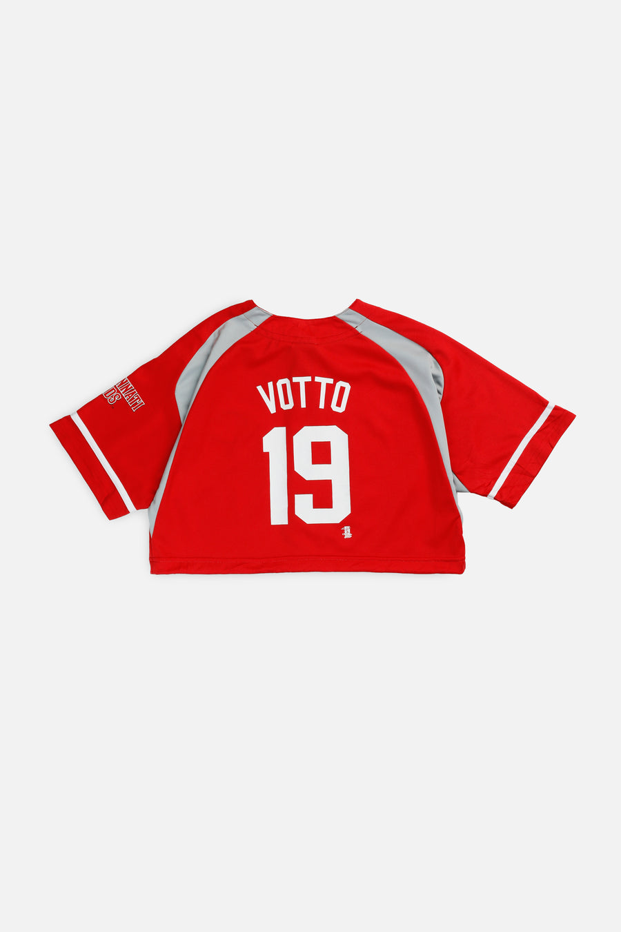 Rework Crop Cincinnati Reds MLB Jersey - M