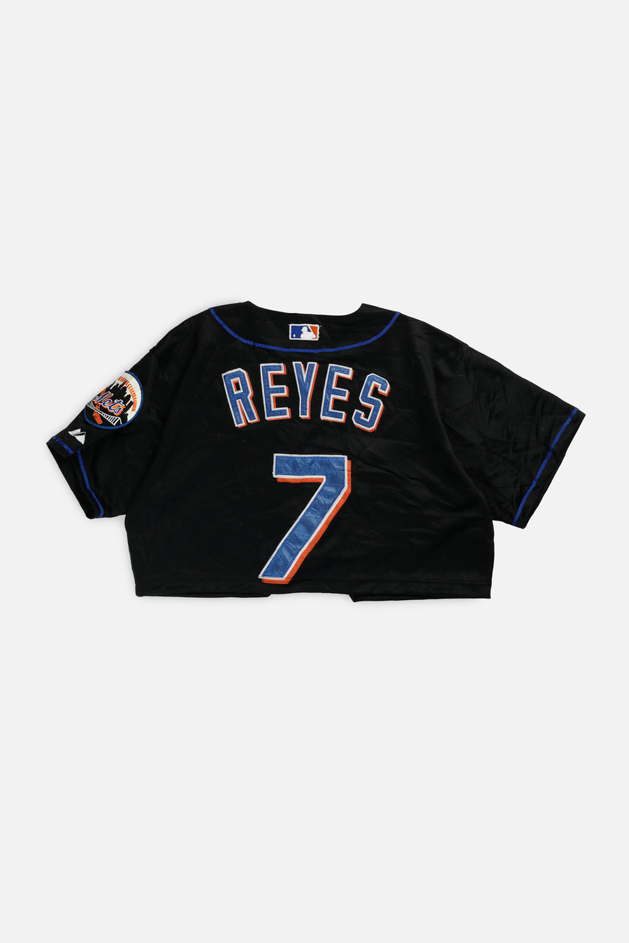 Rework Crop NY Mets MLB Jersey - L