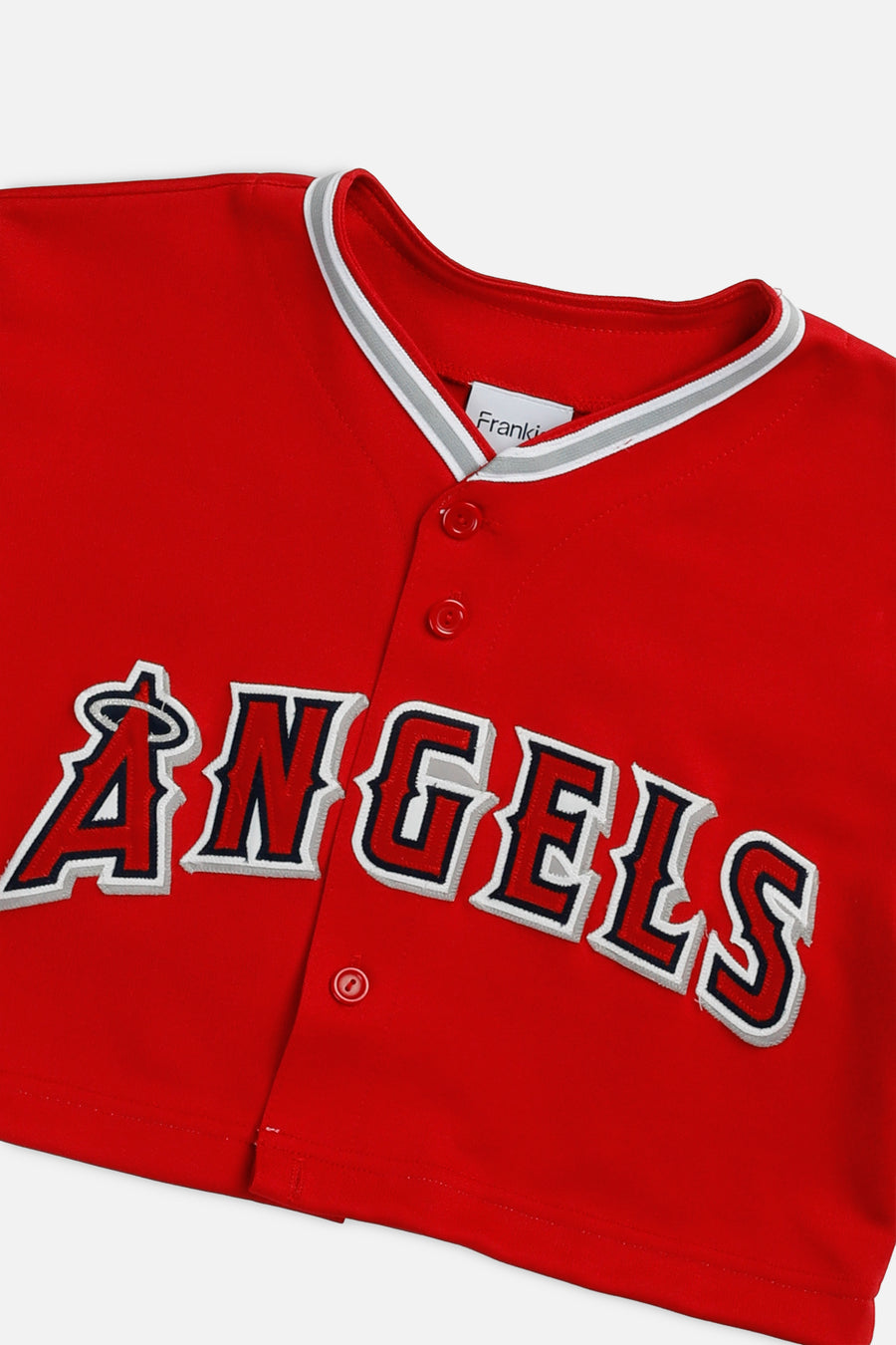 Rework Crop LA Angels MLB Jersey - XS