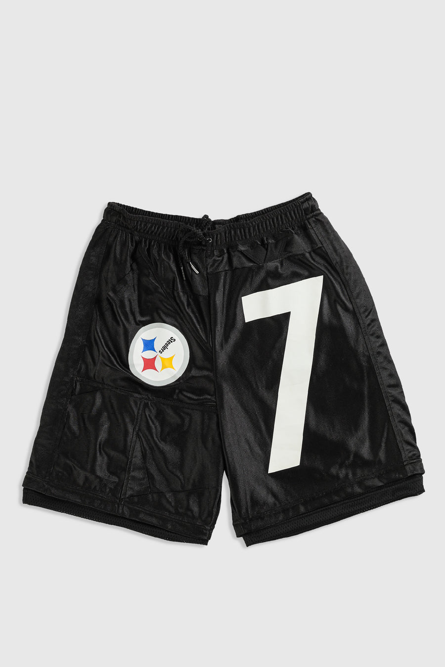 Unisex Rework Steelers NFL Jersey Shorts - S