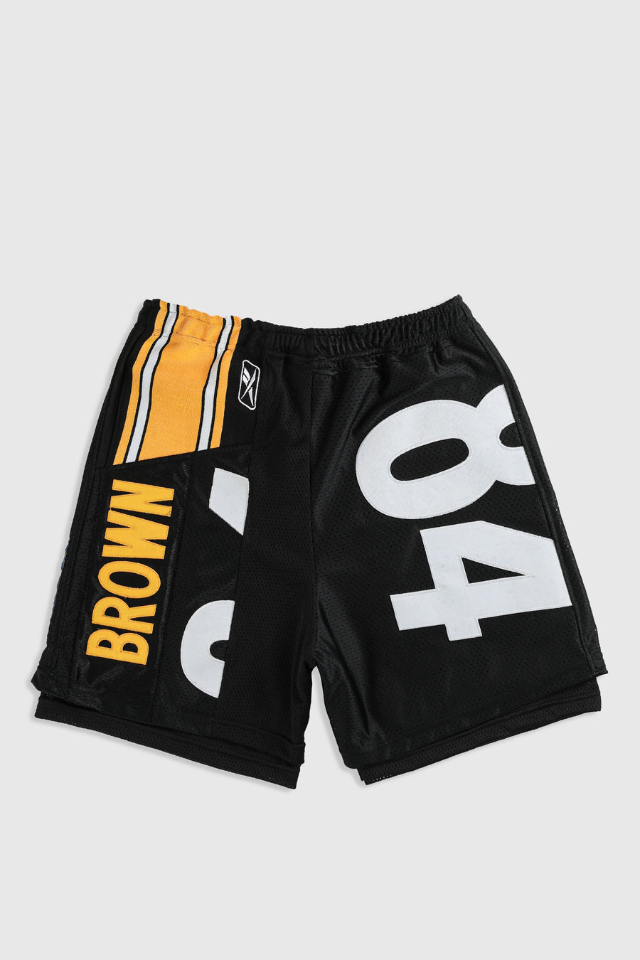 Unisex Rework Steelers NFL Jersey Shorts - L