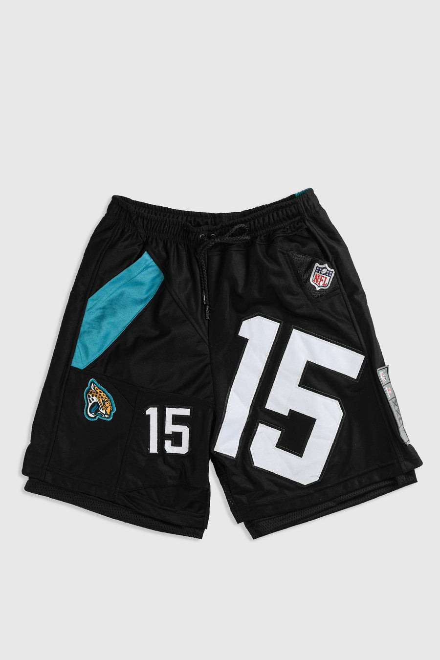 Unisex Rework Jaguars NFL Jersey Shorts - S