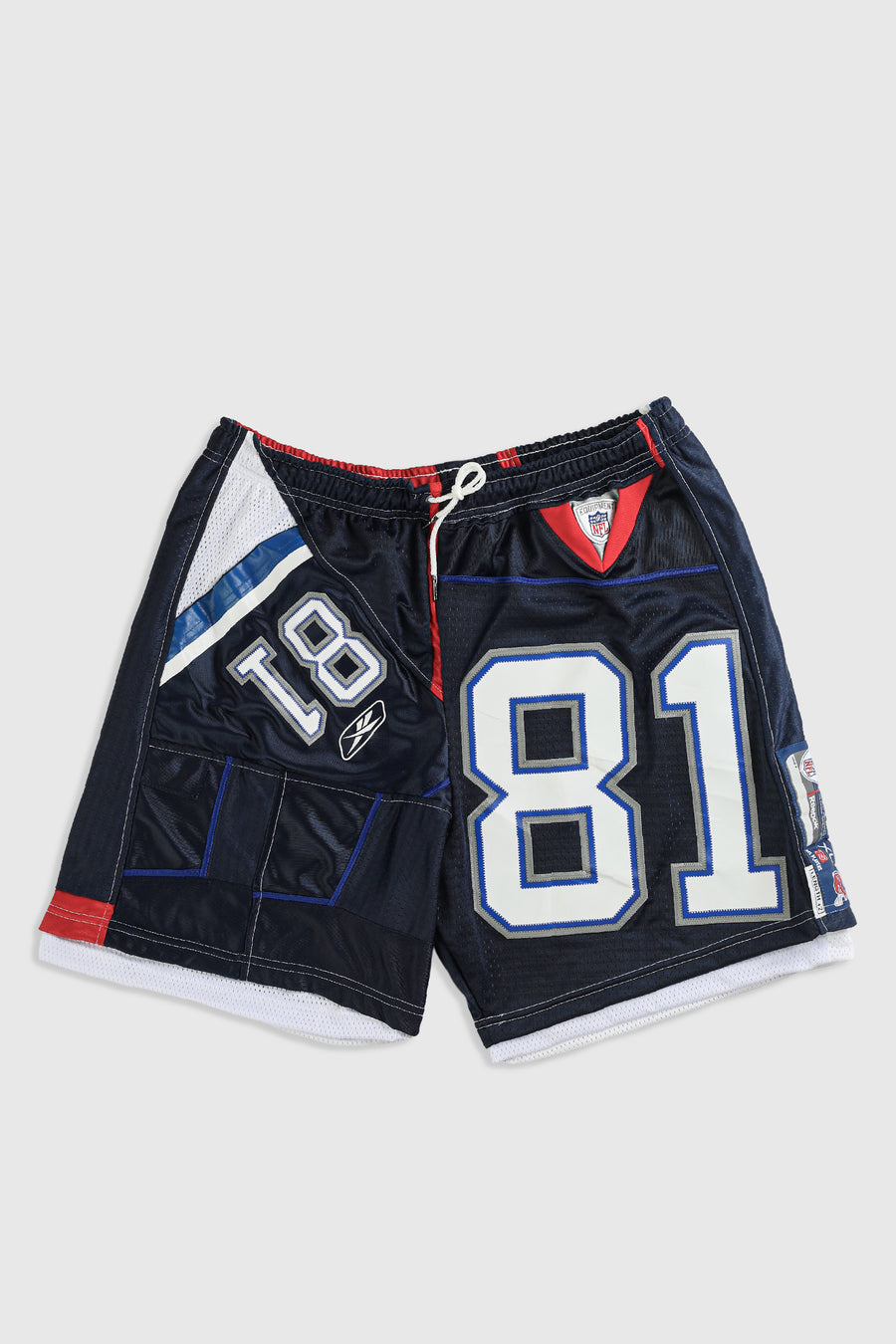Unisex Rework Bills NFL Jersey Shorts - XL