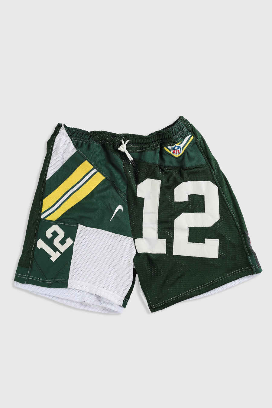 Unisex Rework Packers NFL Jersey Shorts - XL