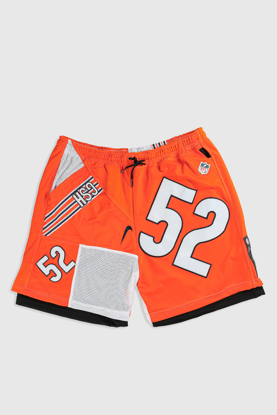 Unisex Rework Bears NFL Jersey Shorts - 2XL
