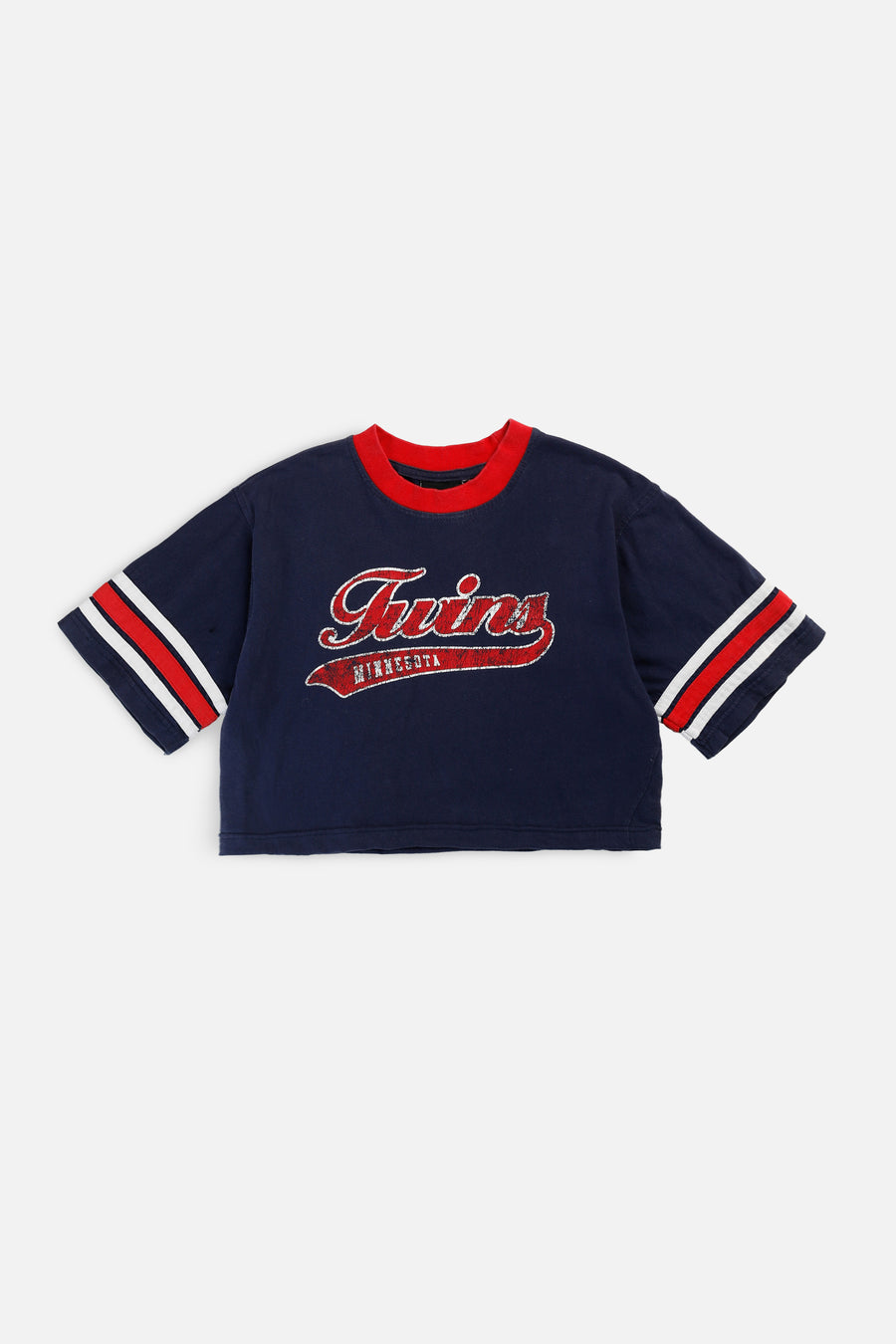 Rework Minnesota Twins MLB Crop Tee - S