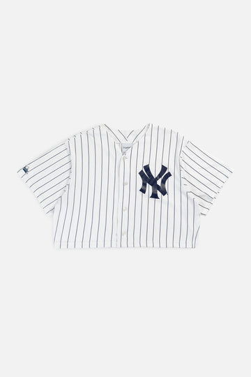 Rework Crop NY Yankees MLB Jersey - L