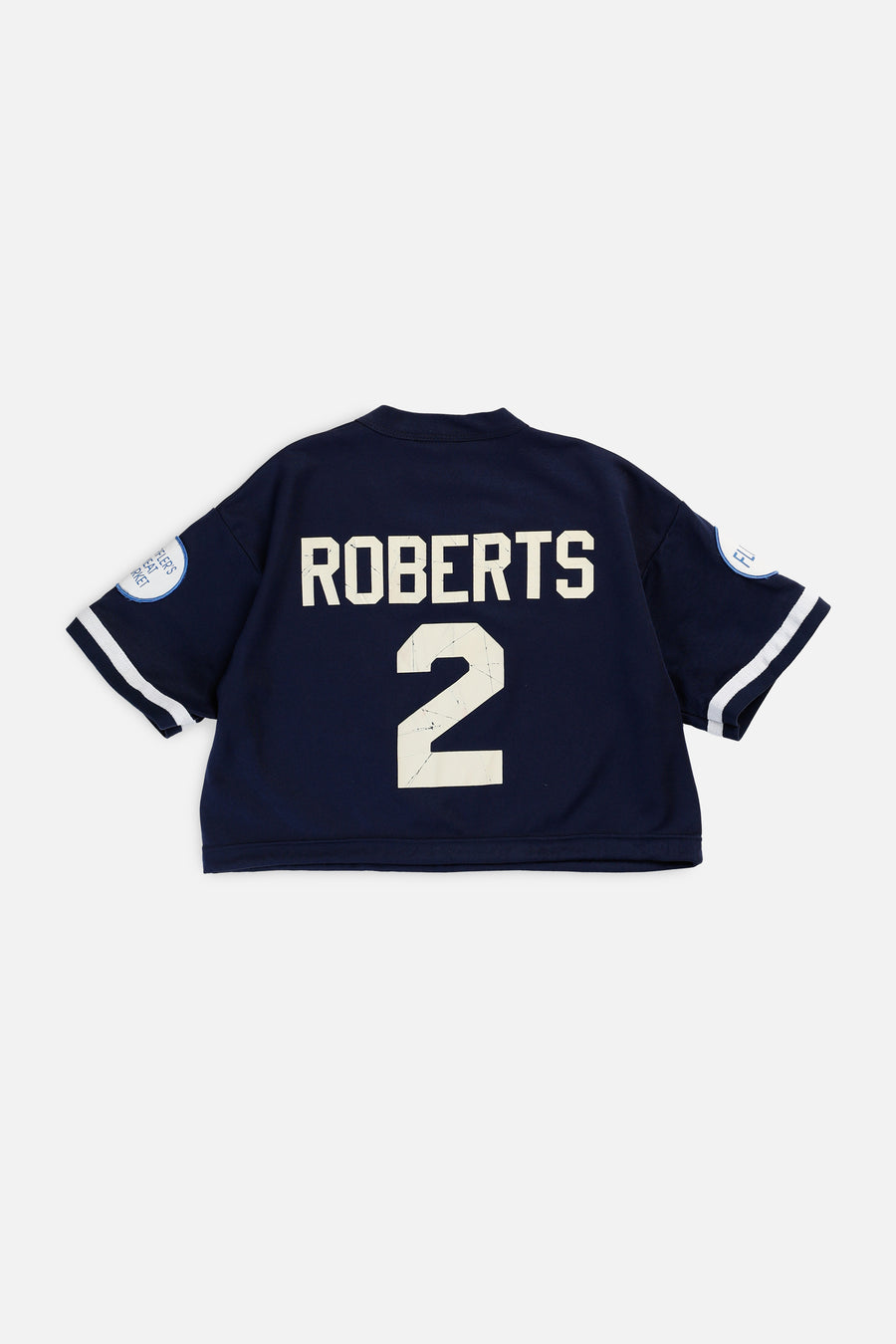 Rework Crop NY Yankees MLB Jersey - S