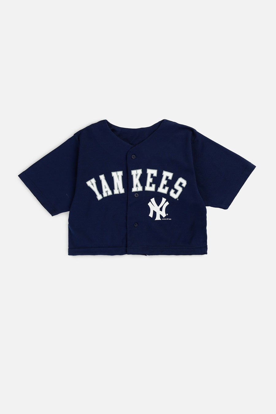 Rework Crop NY Yankees MLB Jersey - S