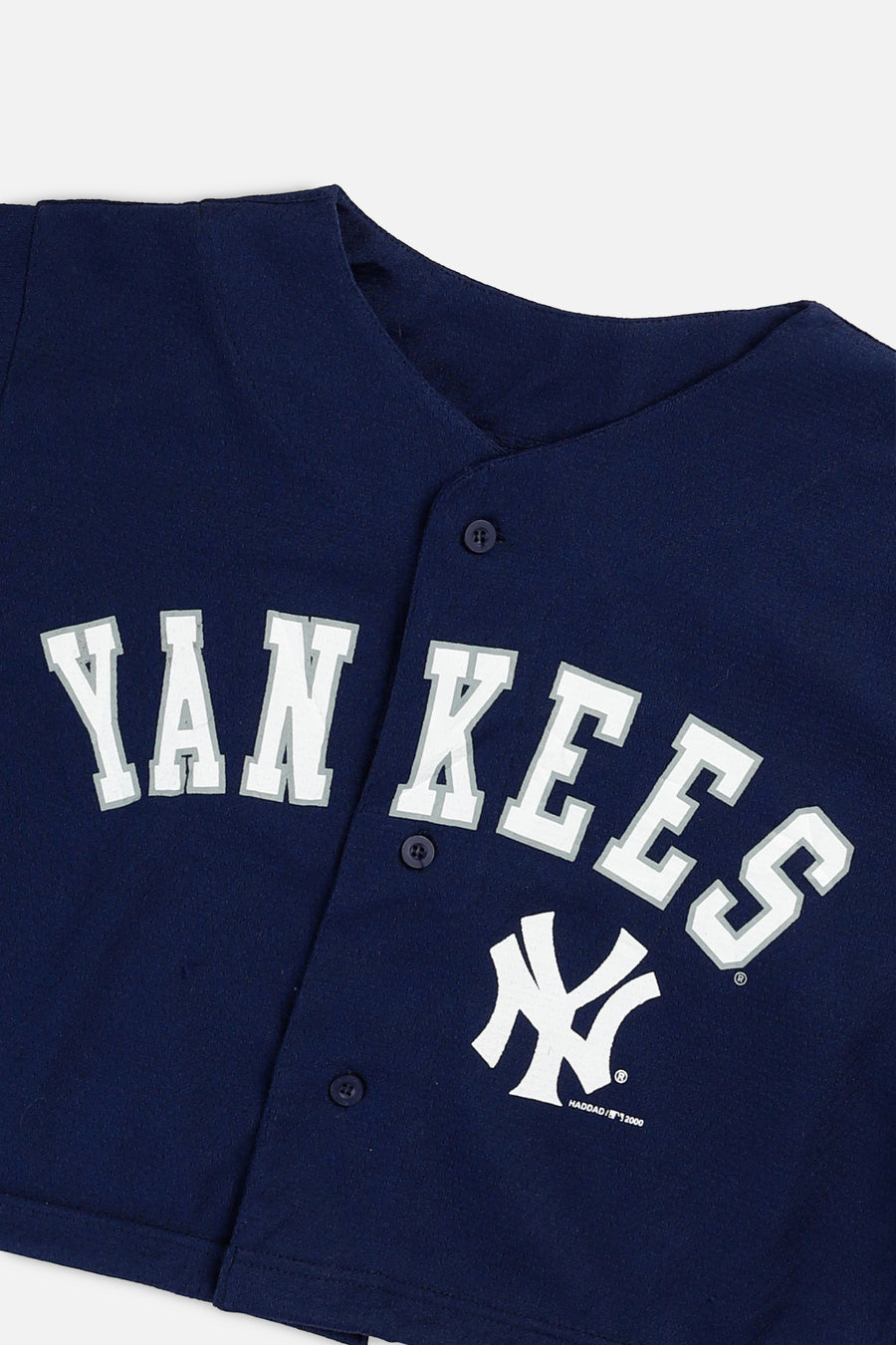 Rework Crop NY Yankees MLB Jersey - S