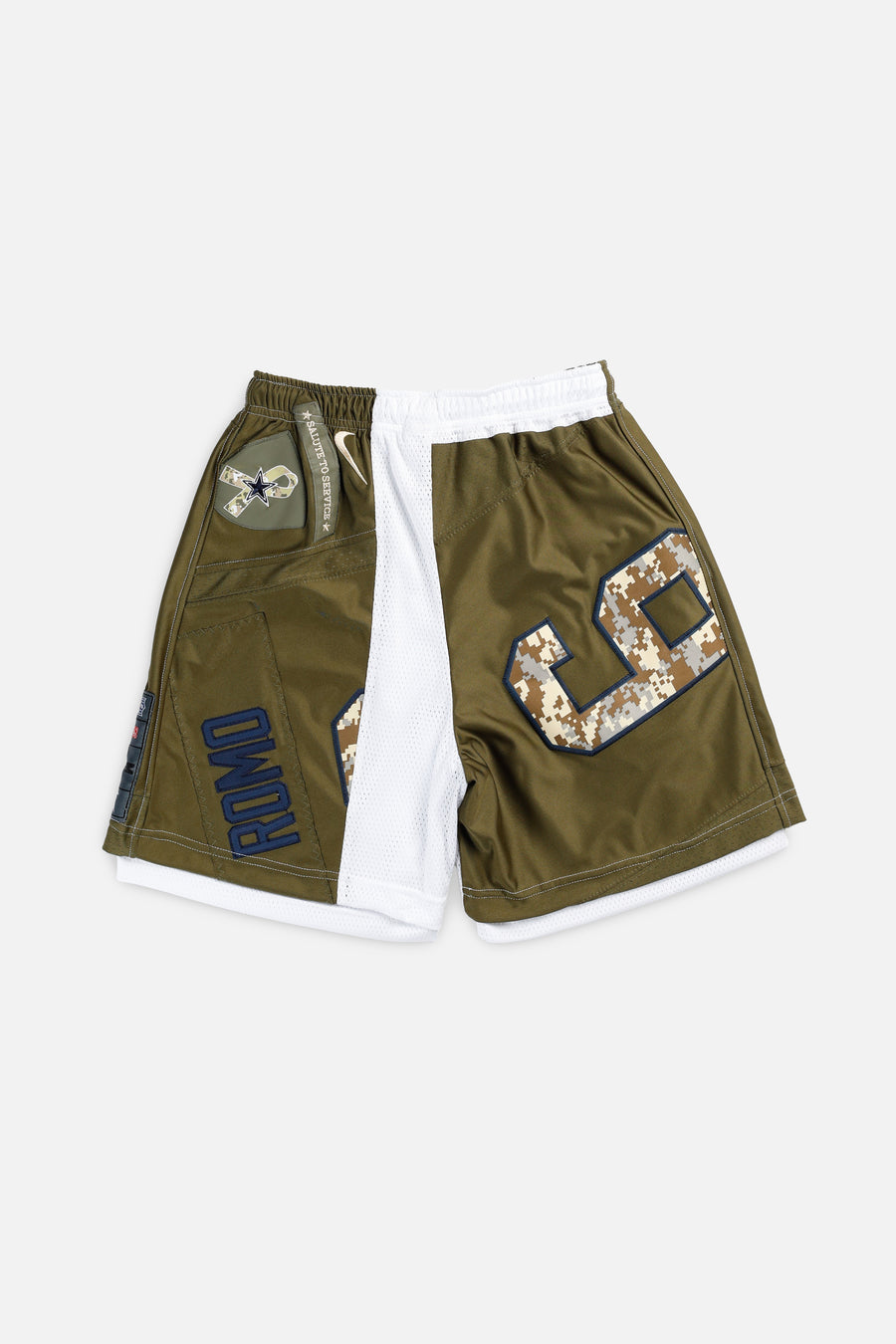 Unisex Rework Dallas Cowboys NFL Jersey Shorts - S