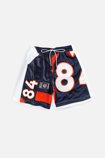 Unisex Rework Denver Broncos NFL Jersey Shorts - M