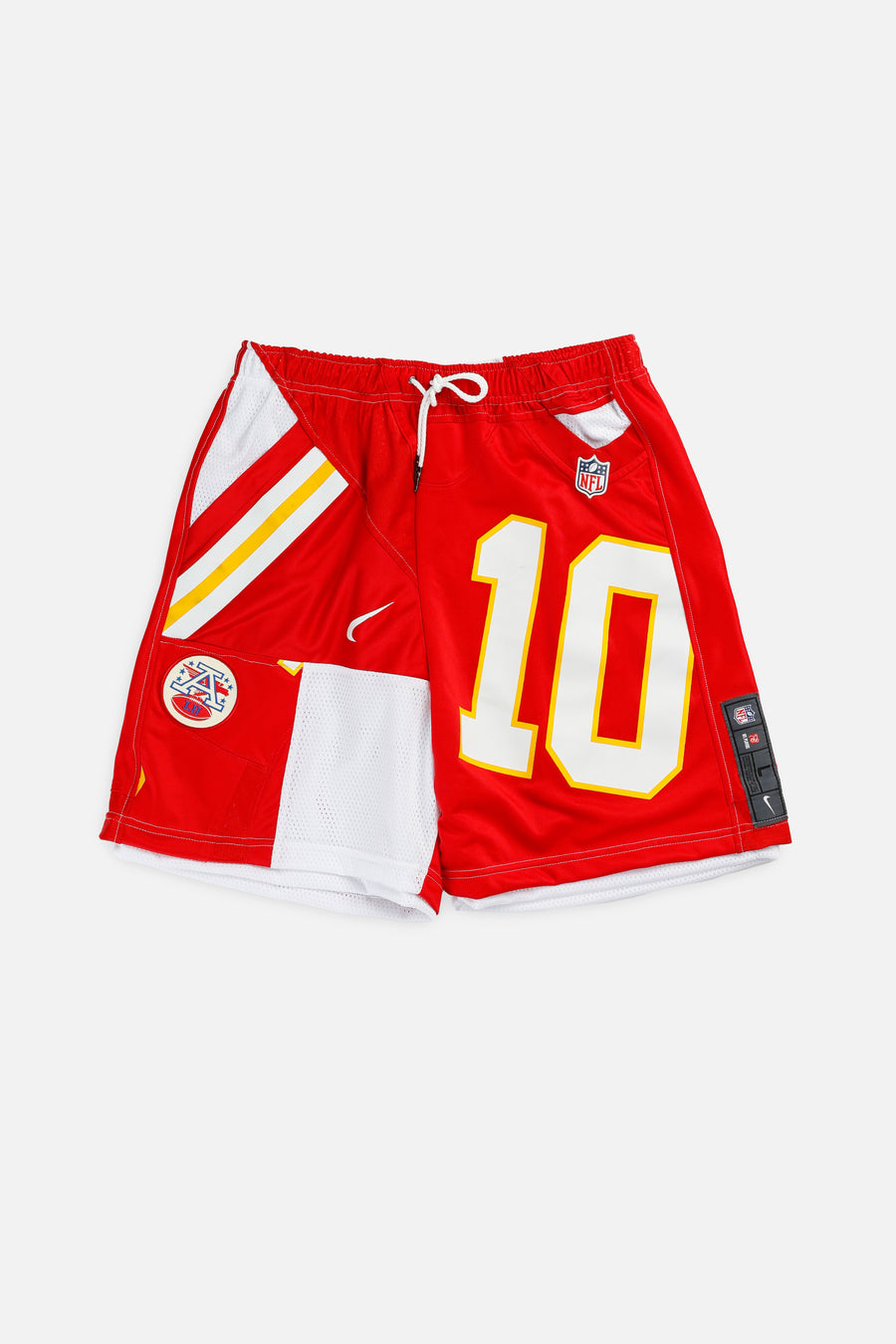 Unisex Rework Kansas City Chiefs NFL Jersey Shorts - L