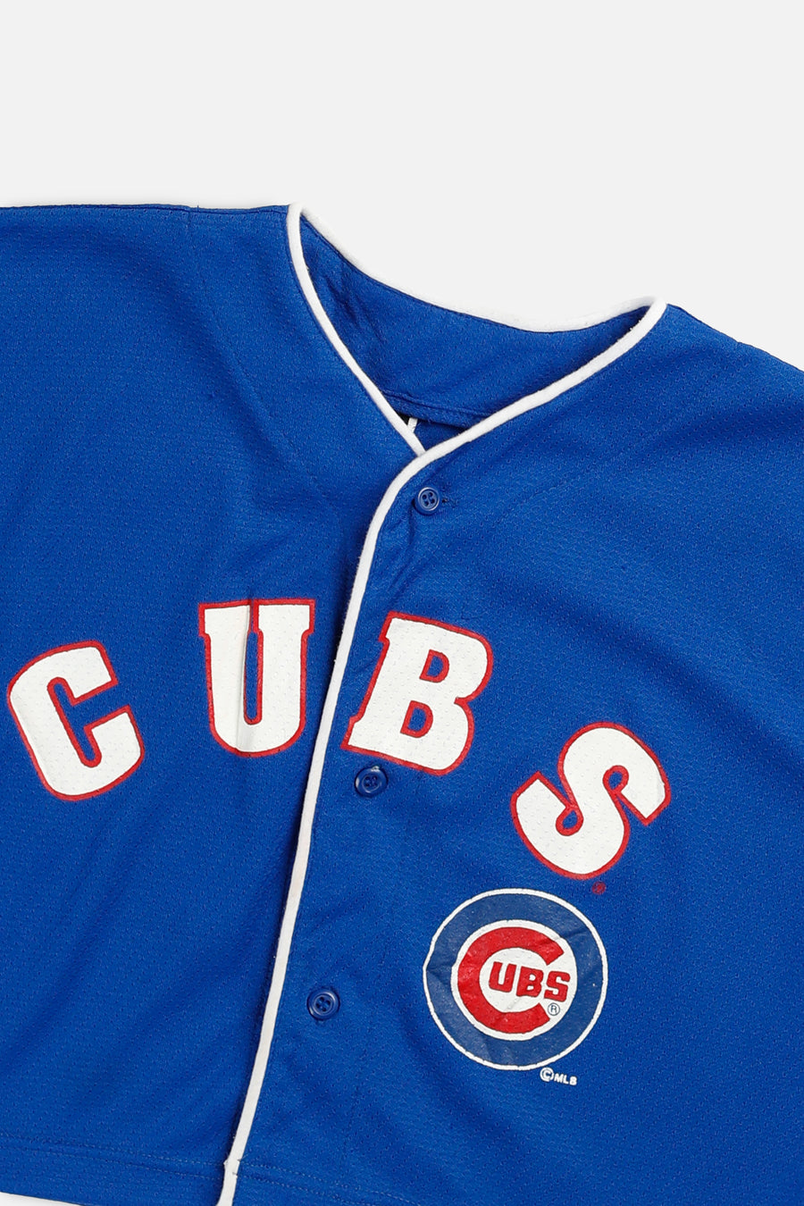 Rework Crop Chicago Cubs MLB Jersey - S