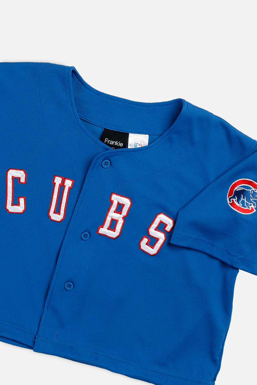 Rework Crop Chicago Cubs MLB Jersey - S