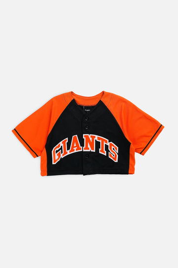 Rework Crop San Francisco Giants MLB Jersey - XS