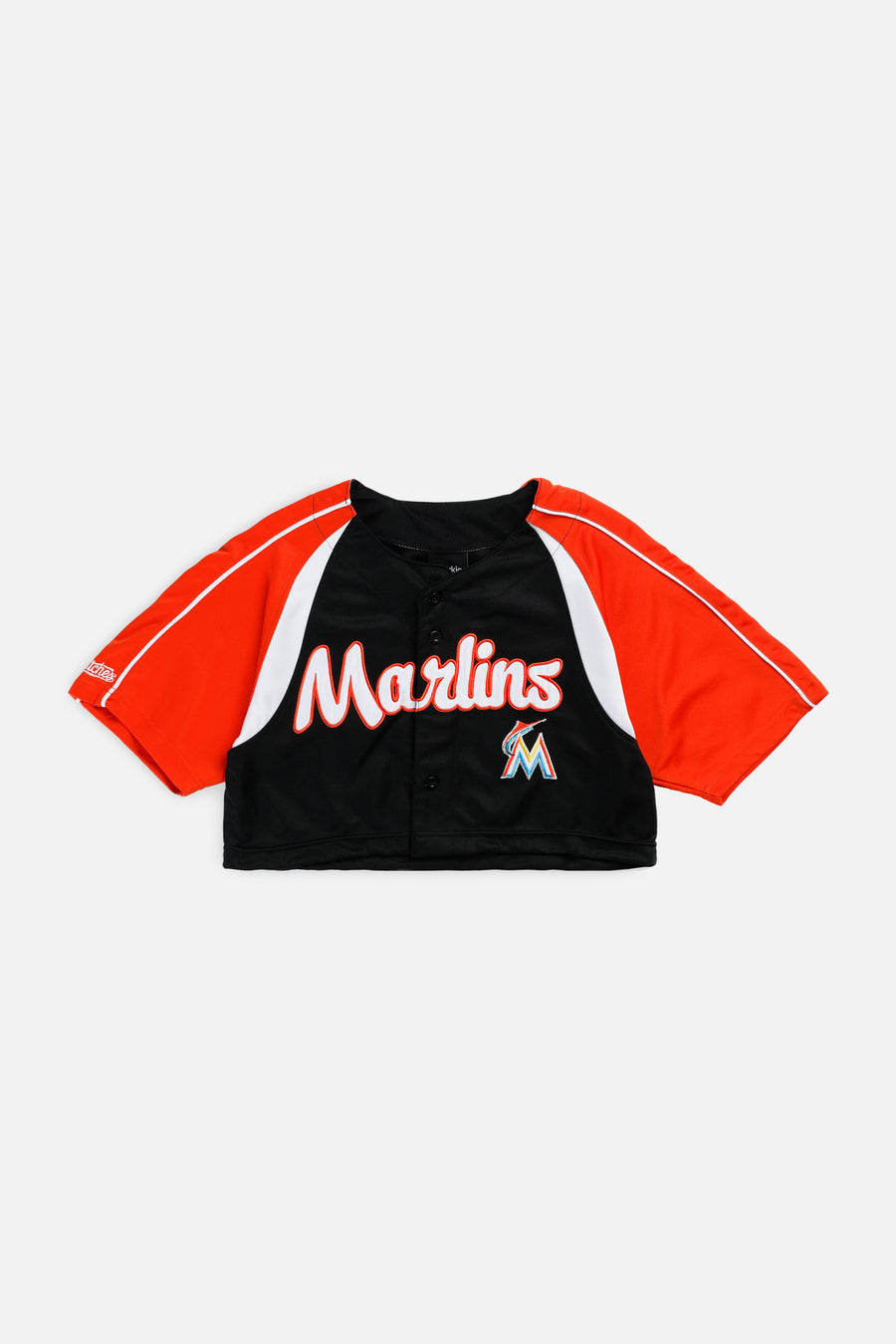 Rework Crop Miami Marlins MLB Jersey - XS