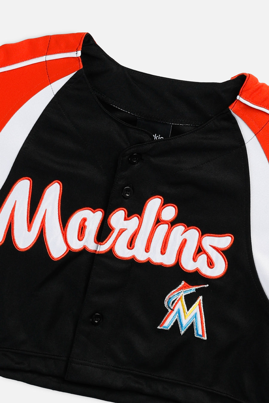 Rework Crop Miami Marlins MLB Jersey - XS