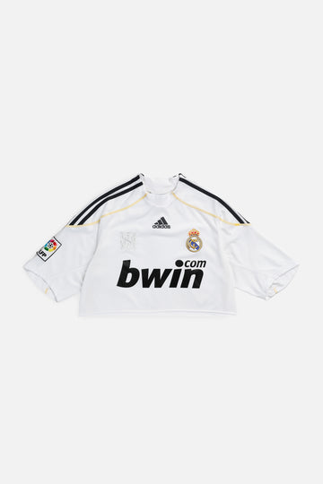 Rework Crop Madrid Soccer Jersey - S