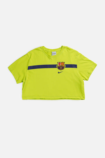 Rework Crop Barcelona Soccer Tee - XL