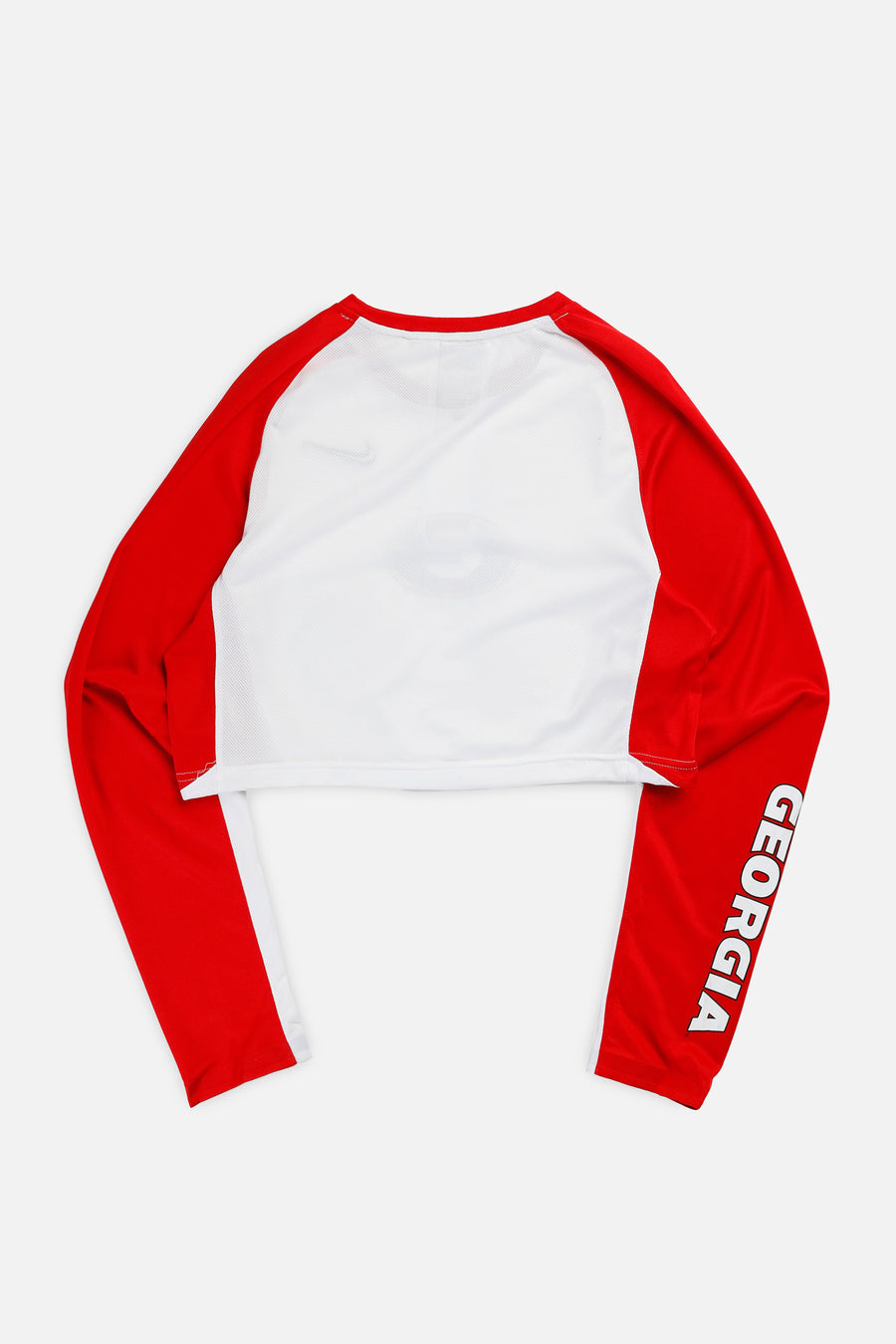 Rework Georgia Bulldogs Nike Crop Long Sleeve Tee - S