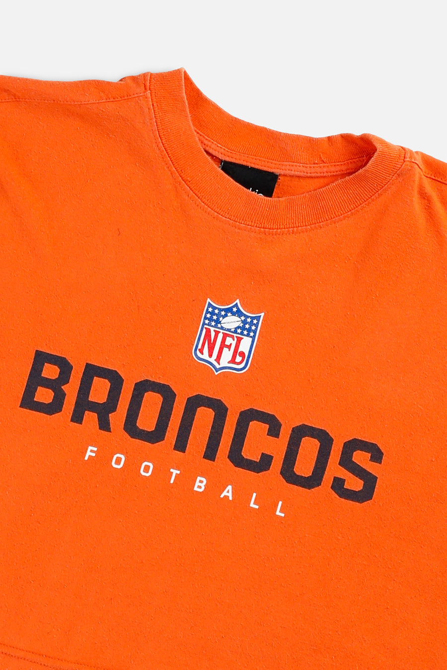 Rework Denver Broncos NFL Crop Tee - S