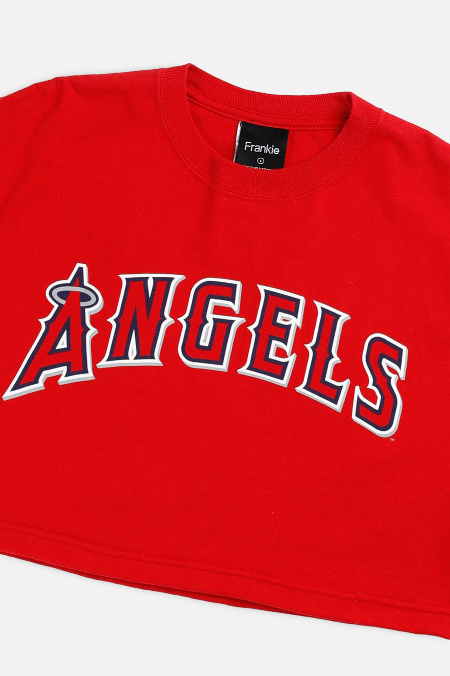 Rework LA Angels MLB Crop Tee - S