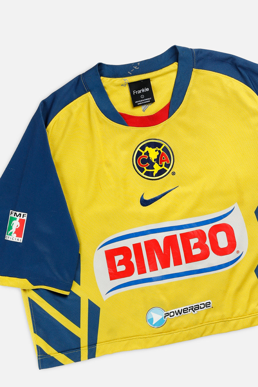 Rework Crop Club America Soccer Jersey - L