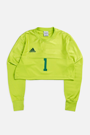 Rework Crop Adidas Soccer Jersey - M